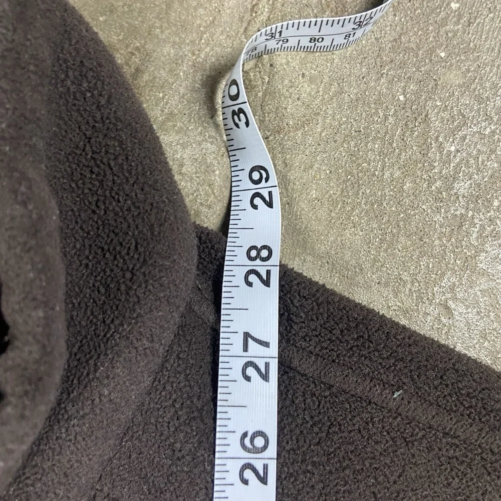 The North Face Khumbu Fleece Vest Size XL Brown Colorblock Fullzip Outdoor Wear